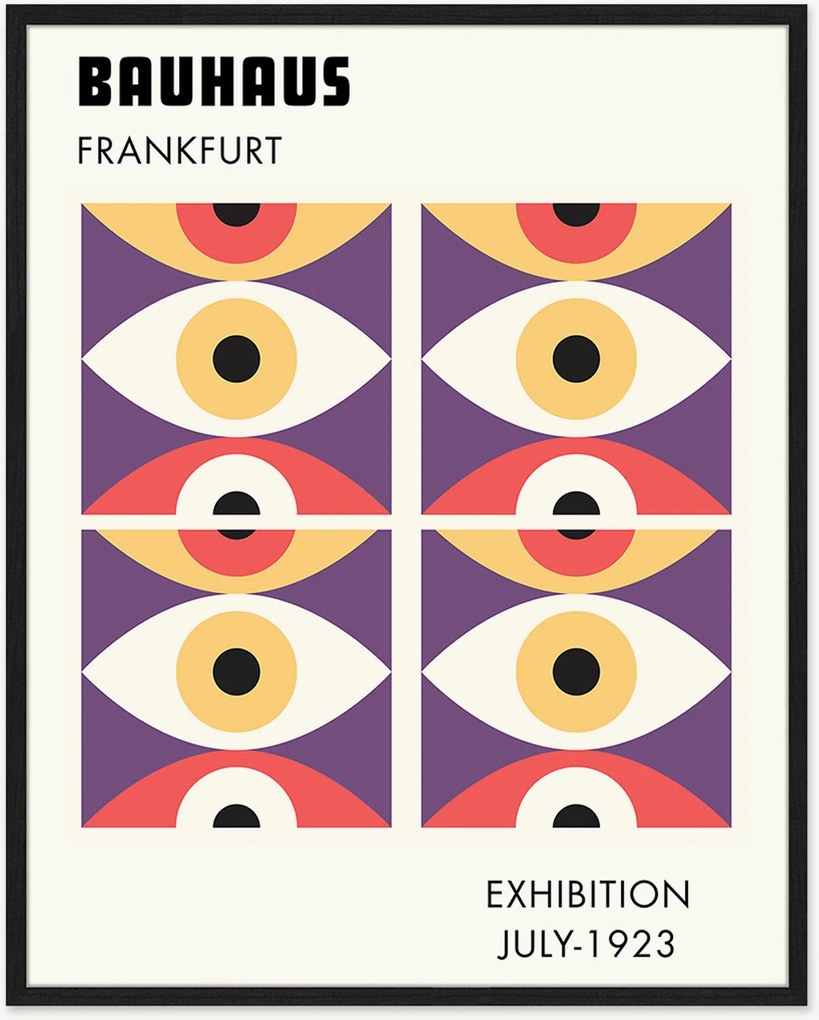 Impressão digital emoldurada Bauhaus Frankfurt Exhibition