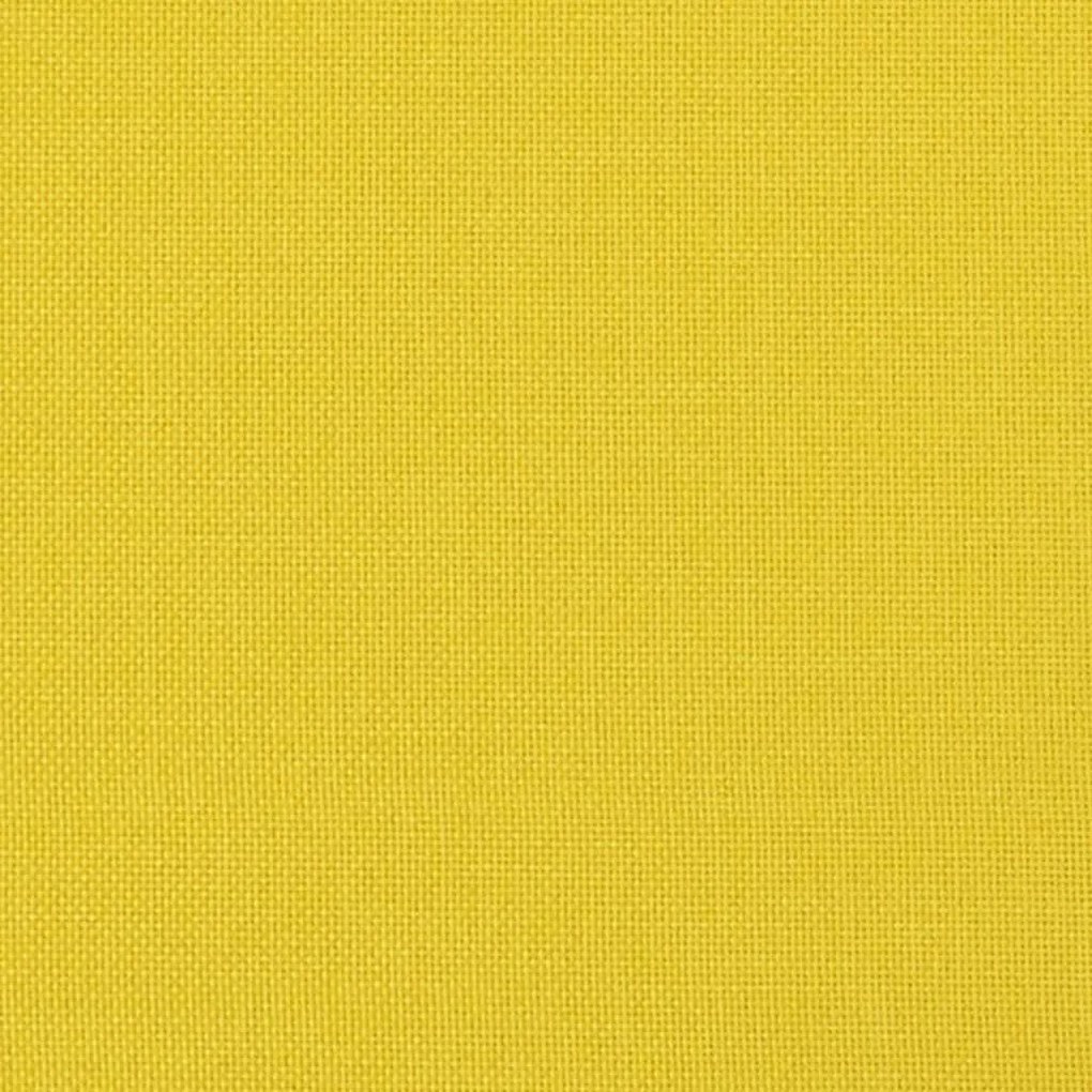 Sofá de 2 Lugares Chloé - Em Tecido - Cor Amarelo - 158x77x80 cm - Com