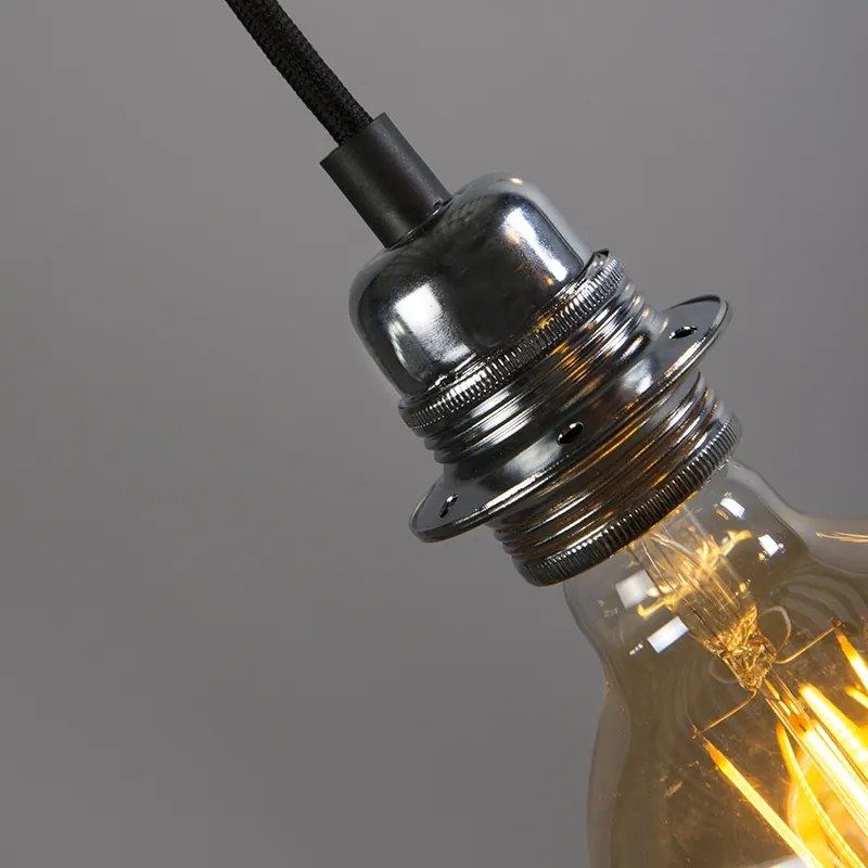 Candeeiro cromado moderno suspenso - Cava 5 Moderno
