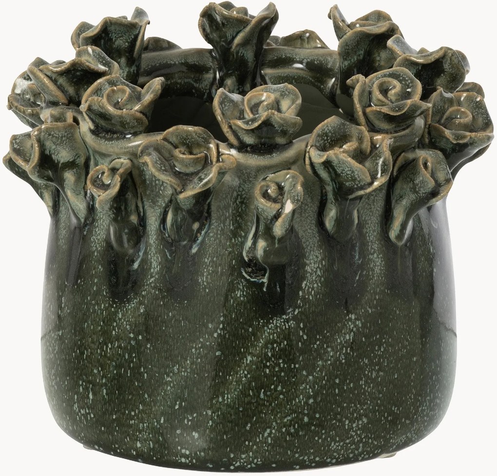 Vaso para plantas em cerâmica Roses