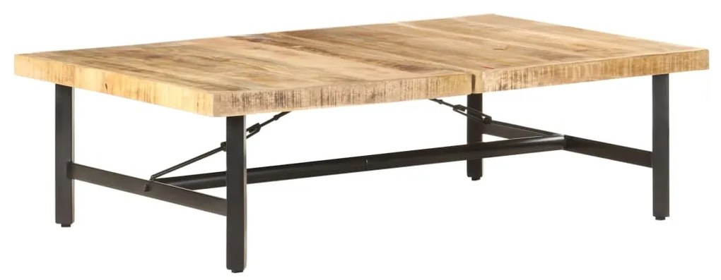 Mesa de centro 142x90x42 cm madeira de mangueira maciça