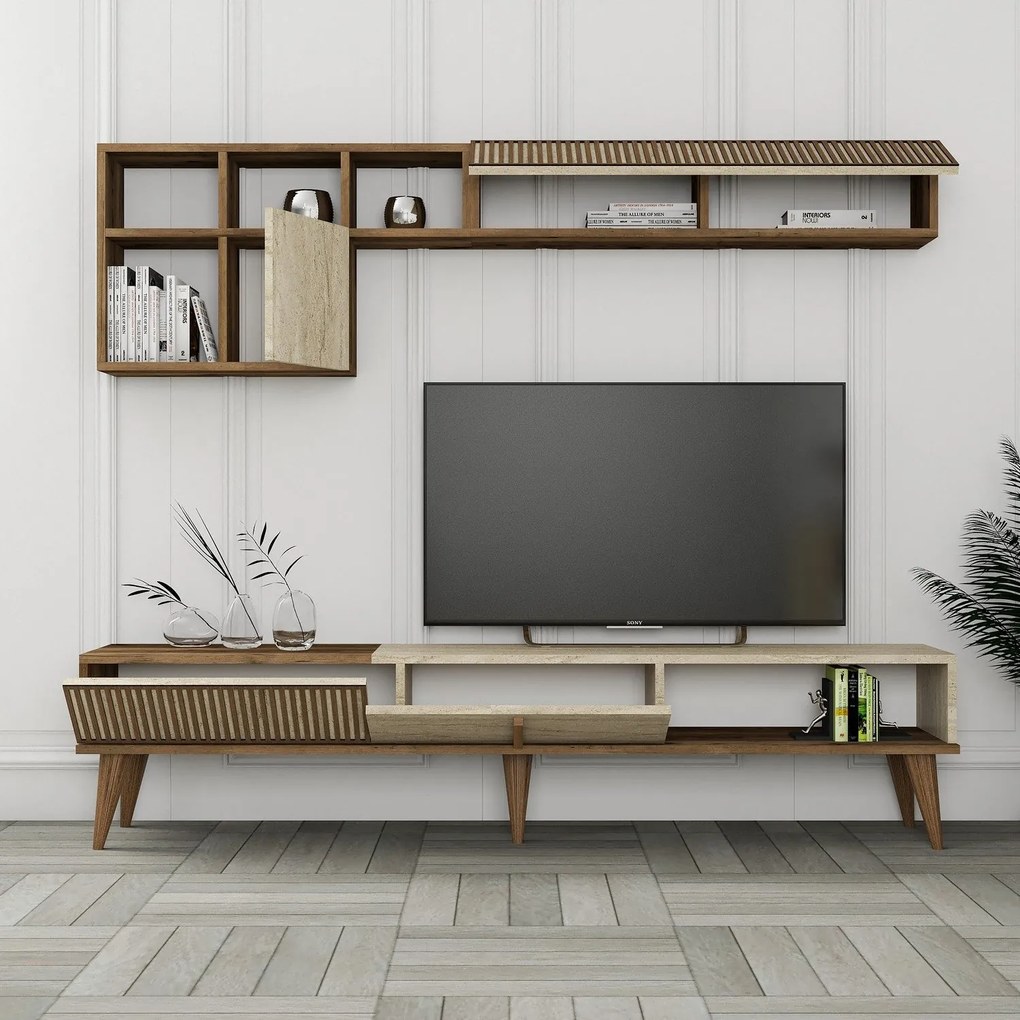 Unidade de TV Milan – Nogueira – 180x40x35 cm