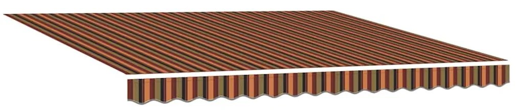 Toldo Retrátil Manual with Manual Amarelo e laranja 400 × 350 cm