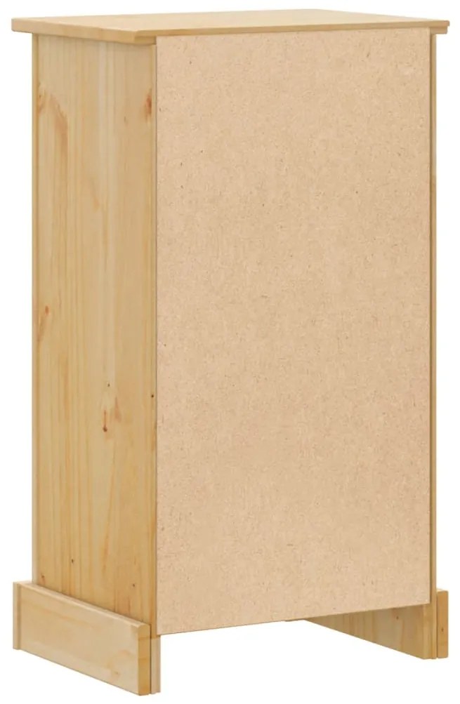 Móvel de WC Corona 45x33x80 cm madeira de pinho maciça