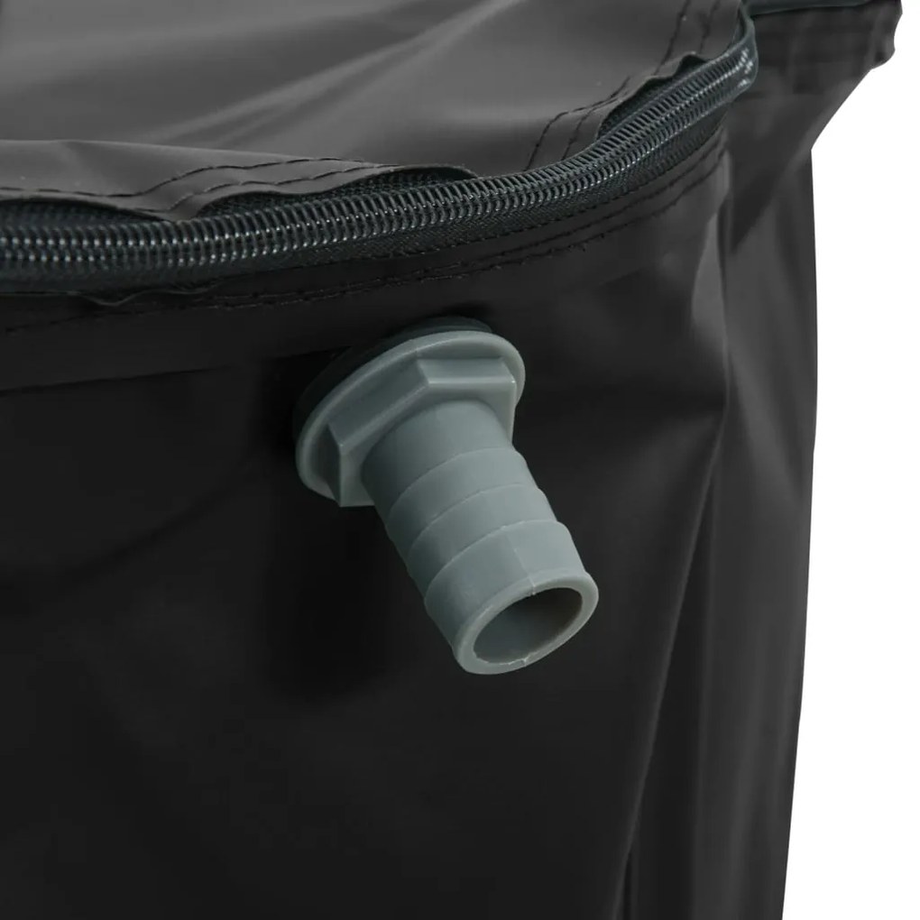 Depósito de água dobrável com torneira 380 L PVC