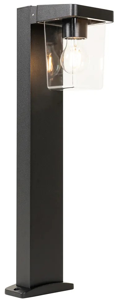 Candeeiro de pé exterior moderno preto 60 cm IP54 - Chimay