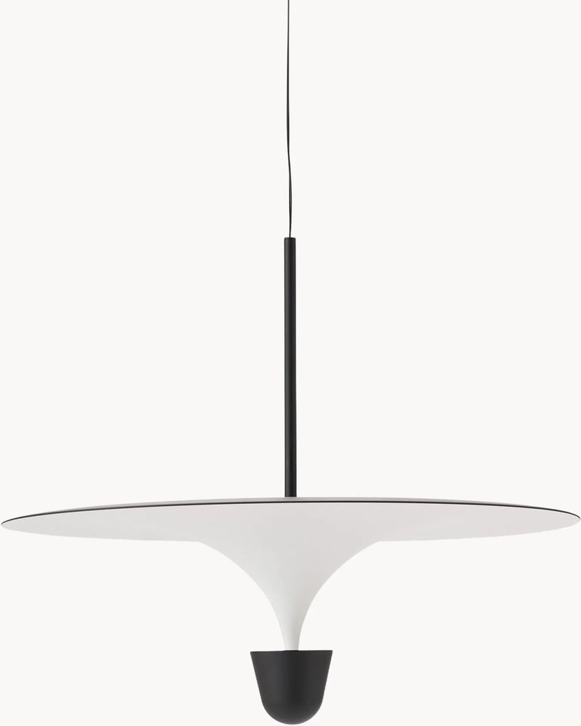 Candeeiro suspenso LED grande artesanal regulável Kantarell