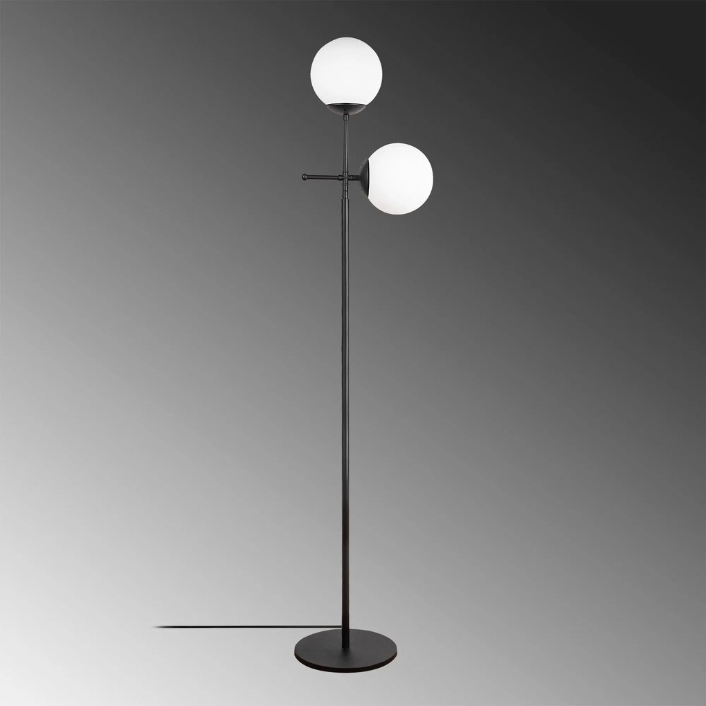 Candeeiro de Pé Mudoni – Preto – 34 x 15 cm