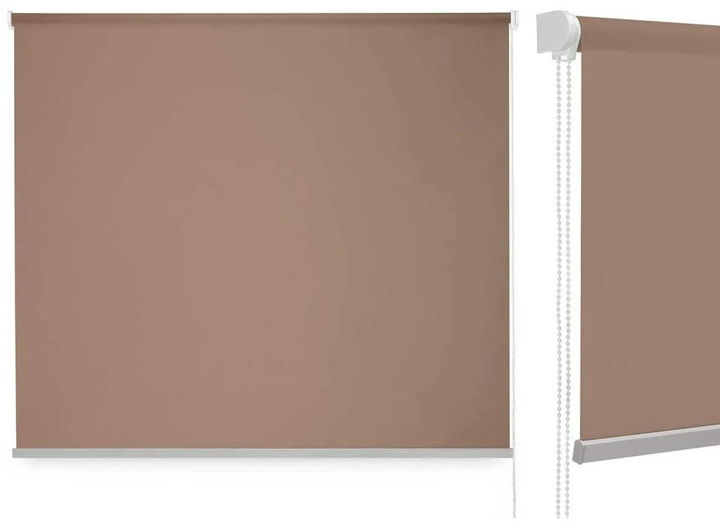 Estore de enrolar 120 x 180 cm Bege Tecido Plástico (6 Unidades)