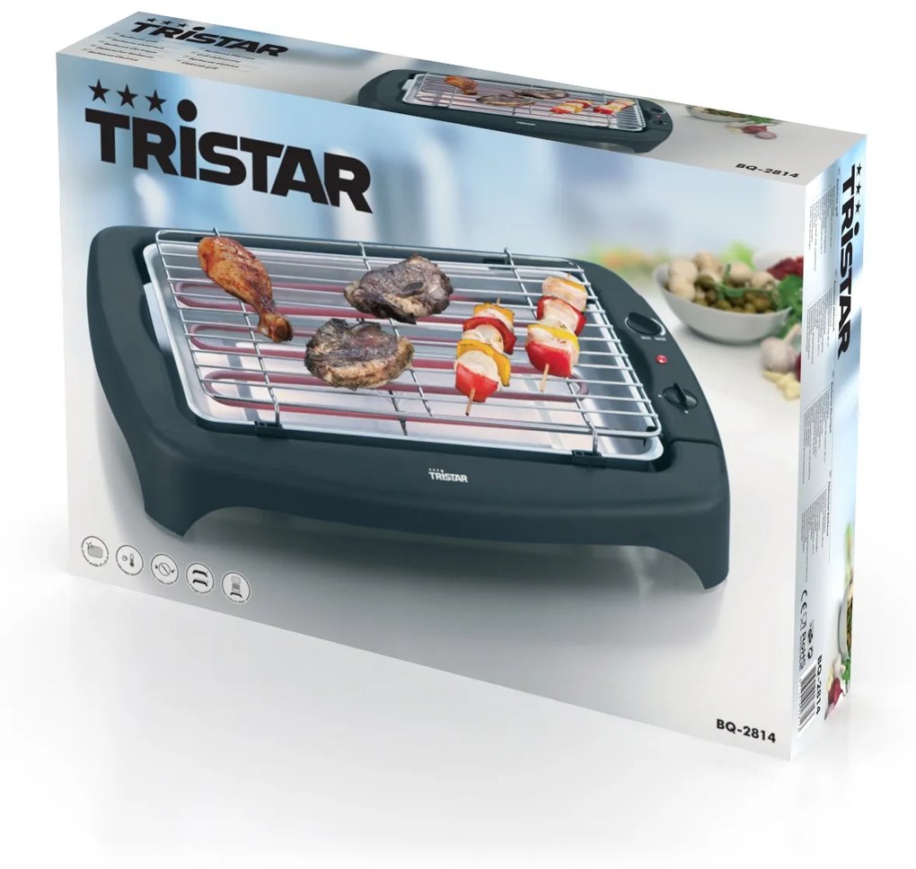 Barbecue Tristar BQ-2814 Modelo de mesa - termóstato