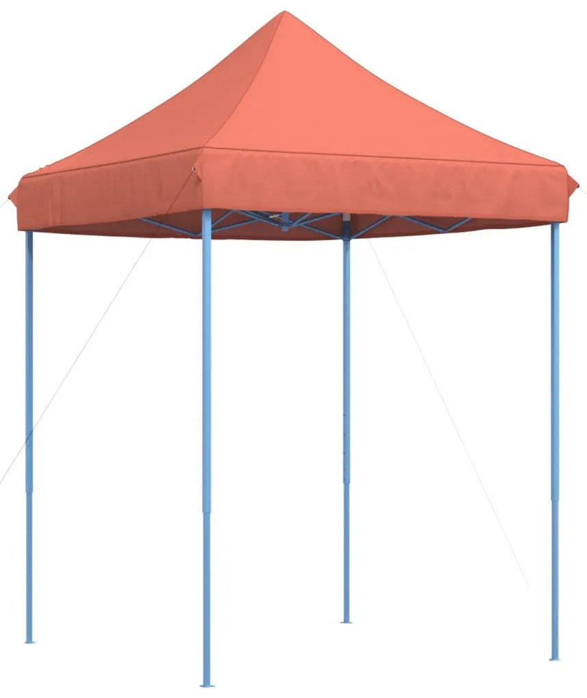 Tenda para festas pop-up dobrável 200x200x306 terracotta