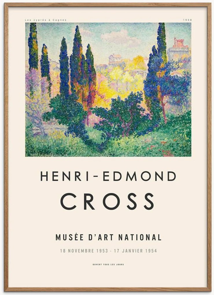 Impressão digital emoldurada Henri Edmond