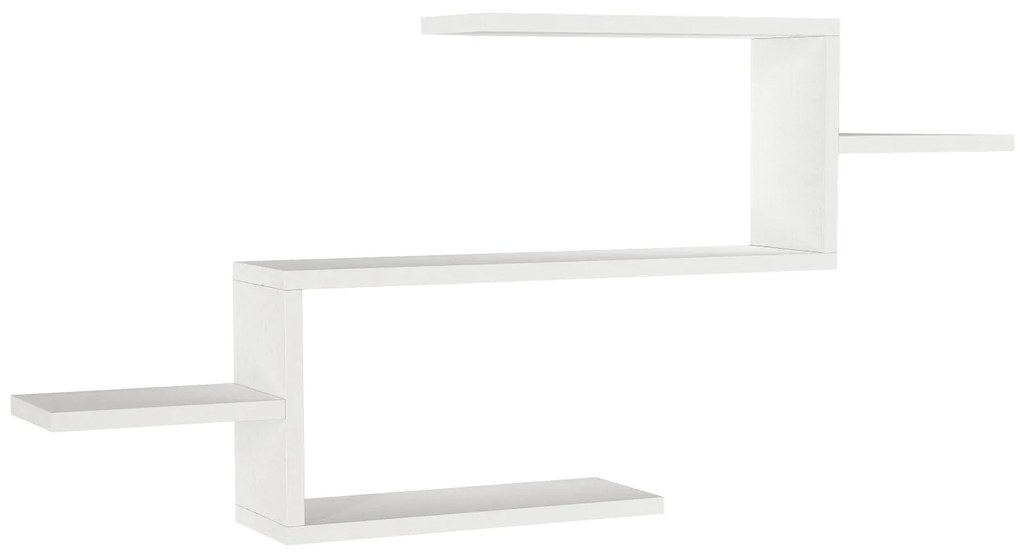 Estante Twist – Branco – 104x49,4x14,5 cm | Tribo Home