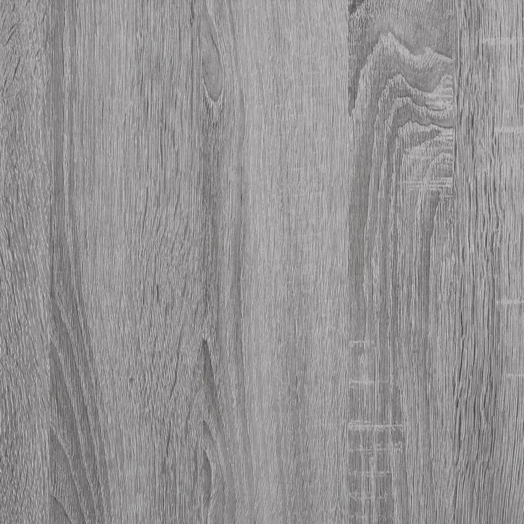 3 pcs Conjunto móveis casa de banho madeira proc. cinza sonoma