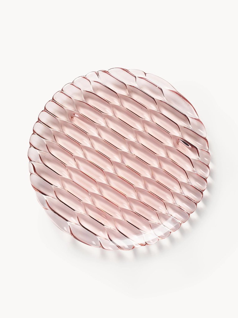 Pratos de pequeno-almoço com padrão estruturado Jellies, conjunto de 4