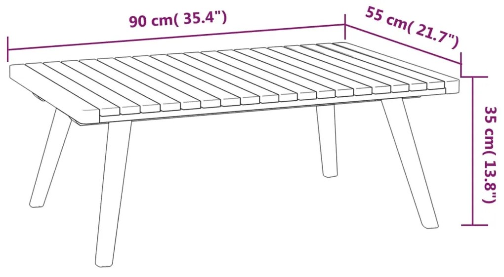6 pcs conjunto lounge de jardim com almofadões acácia maciça