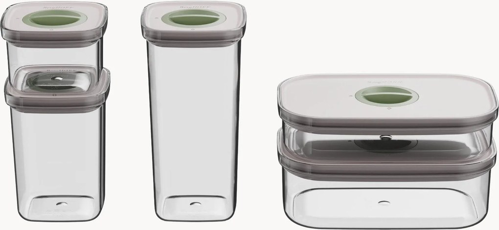 Recipientes herméticos para alimentos Smart, conjunto de 5