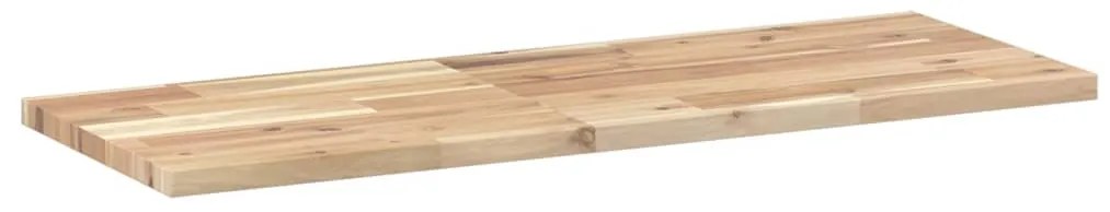 Prateleira flutuante 4pcs 100x30x2cm acácia maciça não tratada