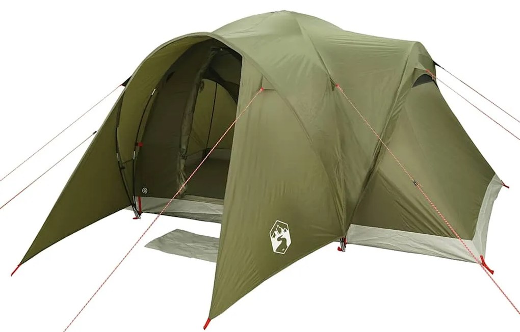 Tenda familiar em cúpula p/ 6pessoas impermeável verde azeitona