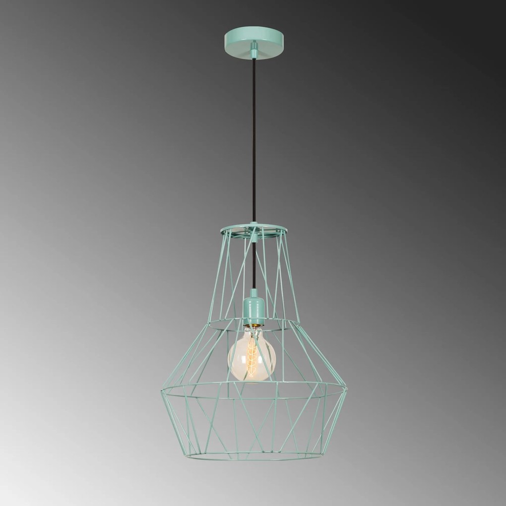 Candeeiro Fellini – Azul – 37 cm de diâmetro, 137 cm de altura
