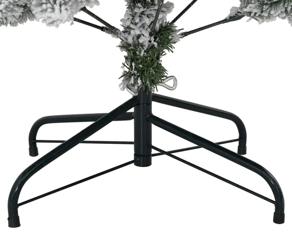 Árvore de Natal artificial articulada c/ flocos de neve 150 cm