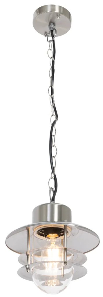 Candeeiro suspenso industrial em aço IP44 - Shell