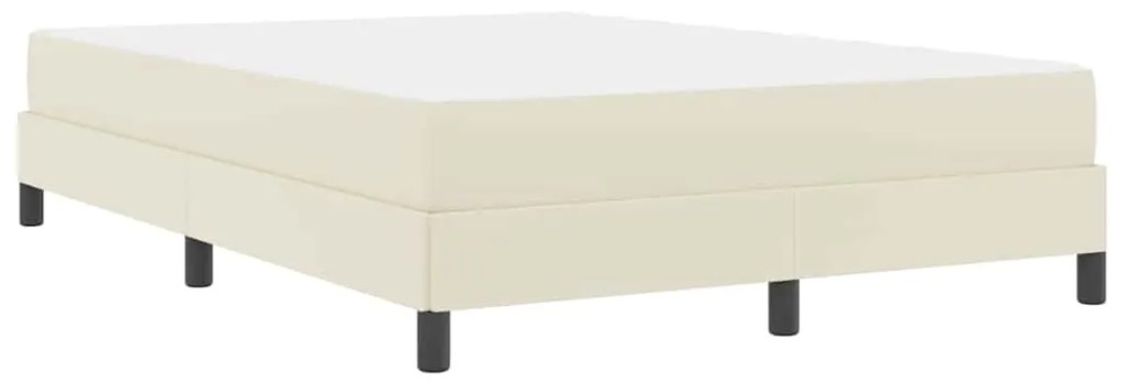 Cama Outros Creme 140 x 190 cm Couro sintético