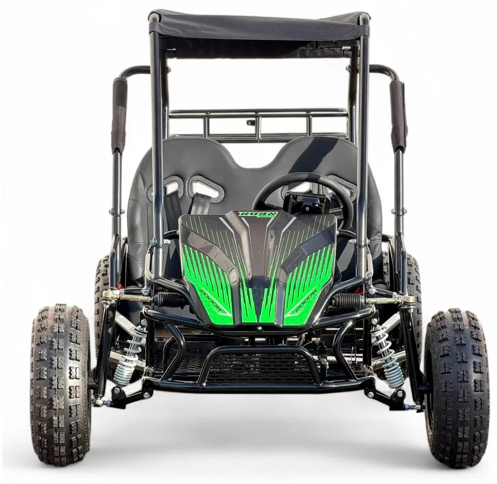 Buggy gasolina para crianças BUGGY 1500W ELÉCTRICO  2 Lugares Batería 60V 20Ah Verde