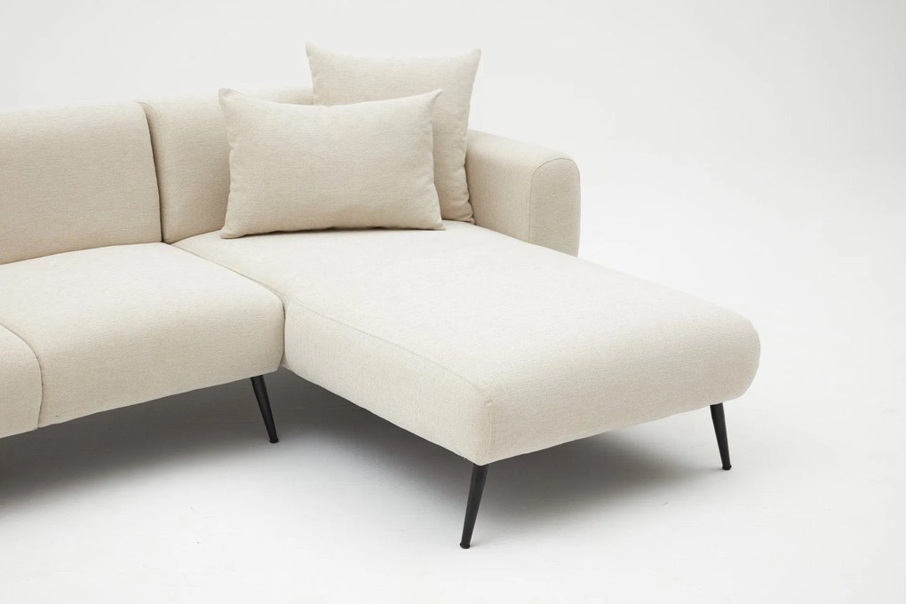 Sofá de Canto Side – Creme – 252 cm