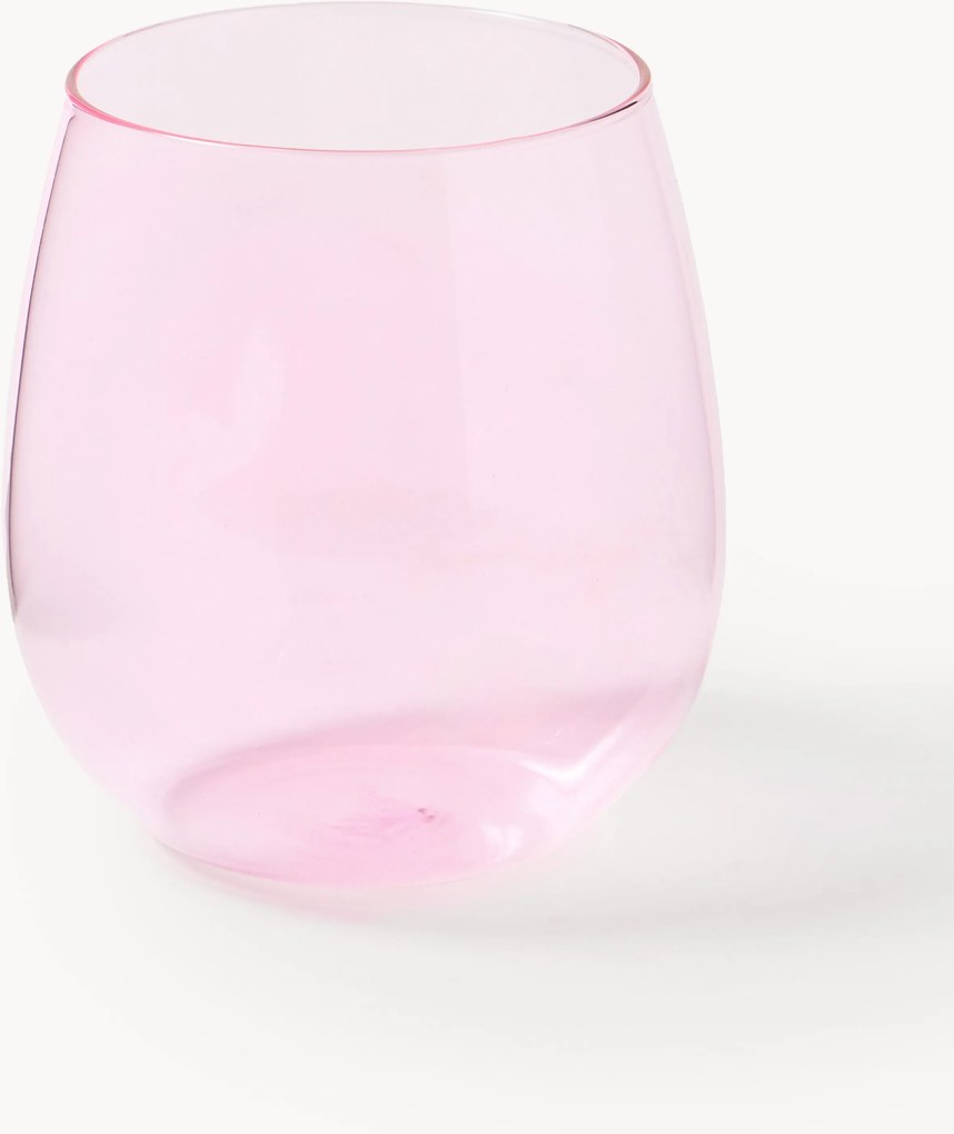 Copos artesanais em vidro borosilicato Karisa, conjunto de 4