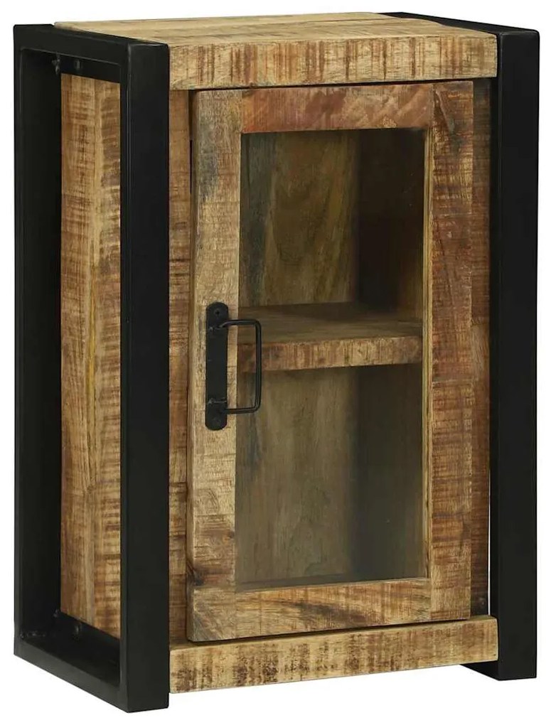 Armário de casa de banho 40x30x60 cm de madeira maciça em mangueira ás