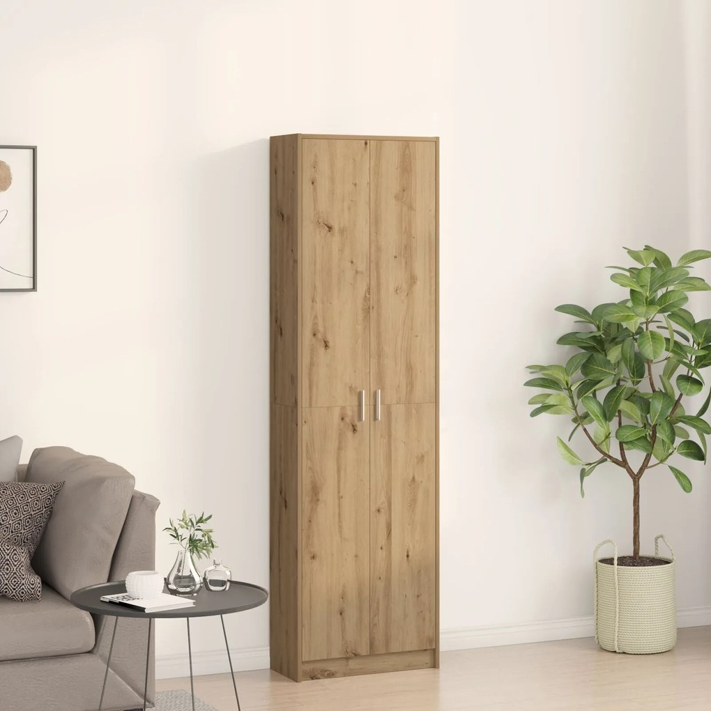 Guarda-roupa Carvalho Artisan 55x25x189 cm Madeira Engenharia