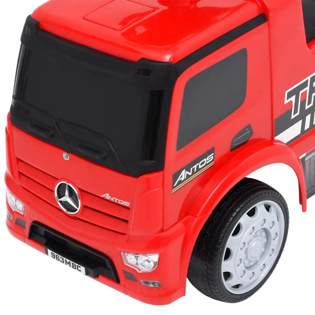 Andador camião Mercedes Benz vermelho
