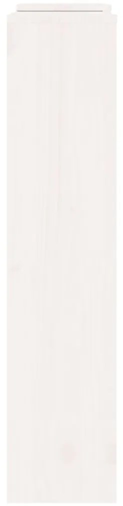 Cobertura de radiador 210x21x85 cm pinho maciço branca