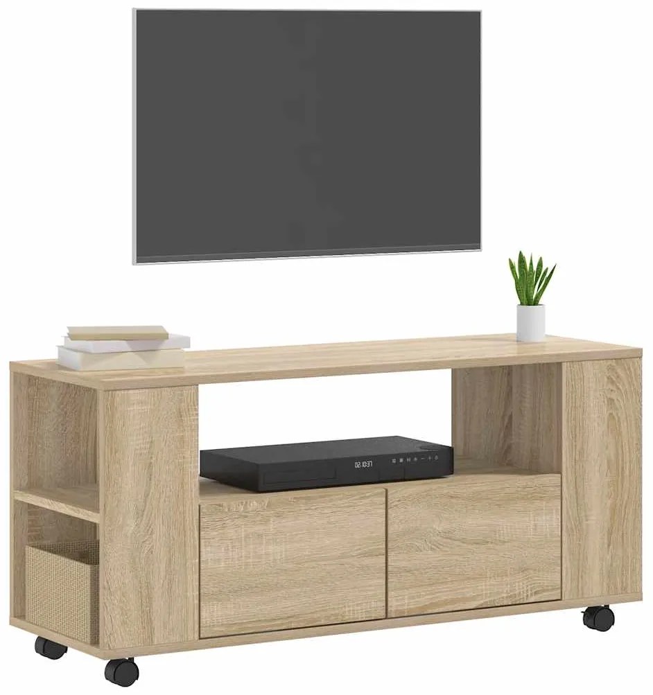 Móvel de TV 102x34,5x43 cm derivados de madeira carvalho sonoma