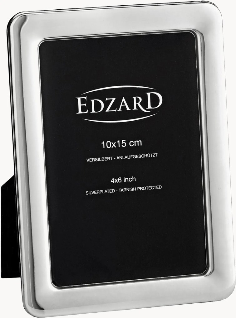 Moldura para fotos banhada a prata Anzio