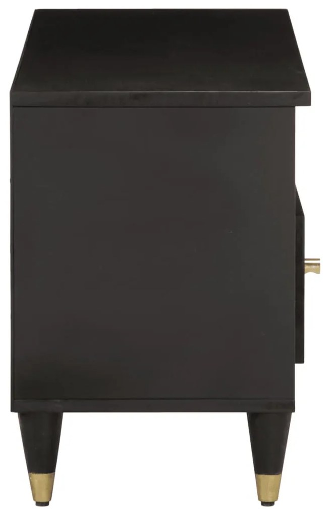 Móvel de TV 100x33x46 cm madeira de mangueira maciça