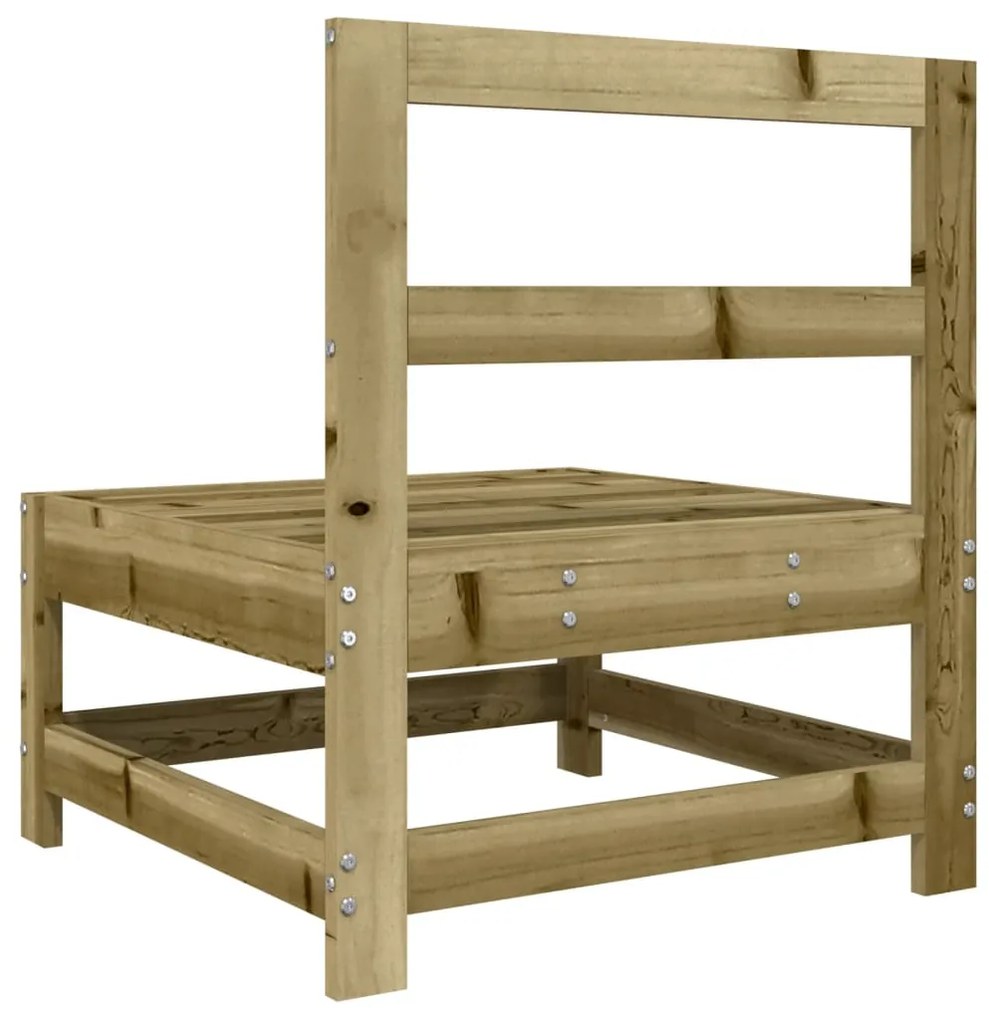 Sofás de centro para jardim 2 pcs madeira de pinho impregnada