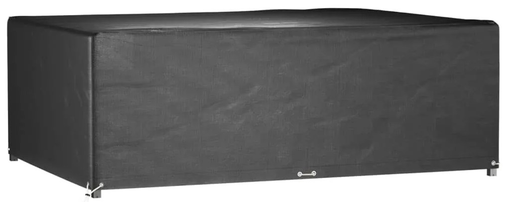 Capas móveis de jardim 2 pcs 12 ilhós 240x180x80 cm retangular