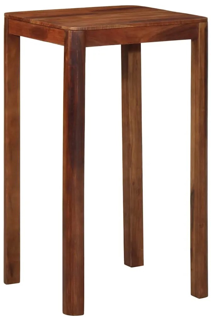 Mesa Bar 60x60x107 cm Acácia de madeira maciça