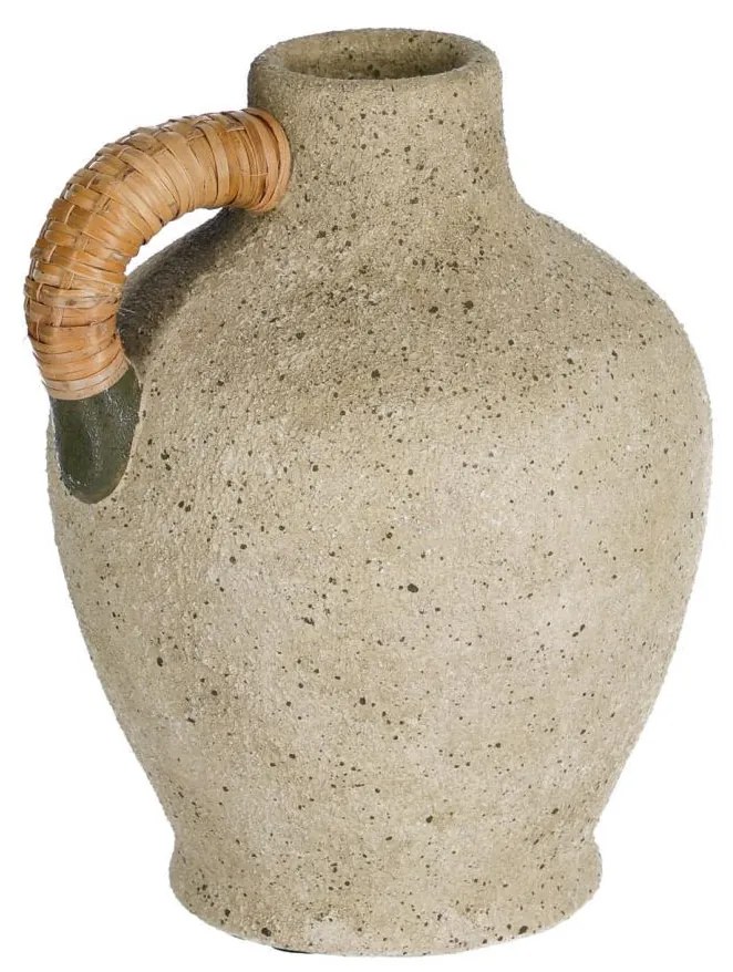 Kave Home - Jarra Agle cerâmica cinzento 25 cm