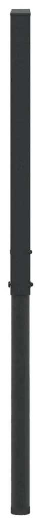 Estruturas bancada ajustáveis 2 pcs 55x(69-95,5) cm metal preto