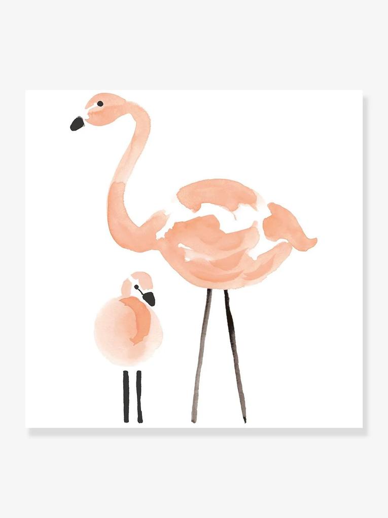 Autocolantes "flamingos cor-de-rosa", Lilipinso rosa medio liso com motivo