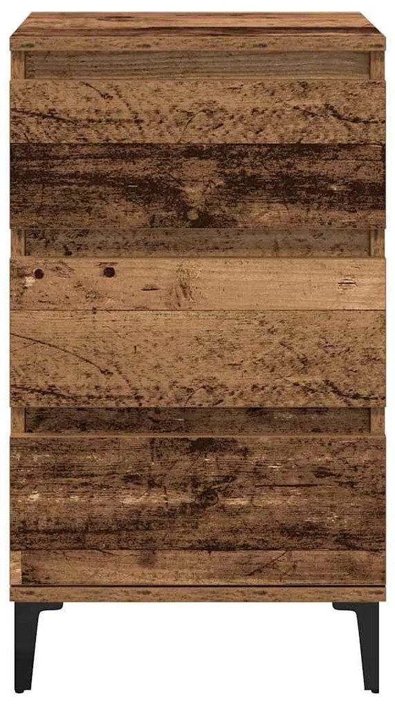 Cabideiro vidaXL Madeira Velha 40x35x70 cm Madeira de Engenharia