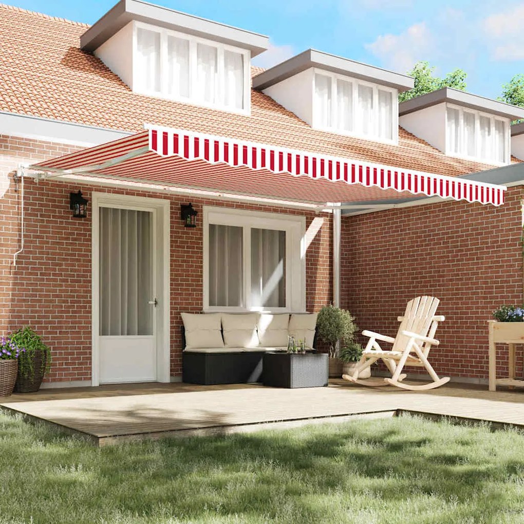 Toldo Vermelho e Branco Vermelho e branco 450 × 350 cm