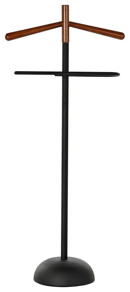 Cabideiro DKD Home Decor Madeira Metal Catanho escuro (46 x 22 x 106 cm)