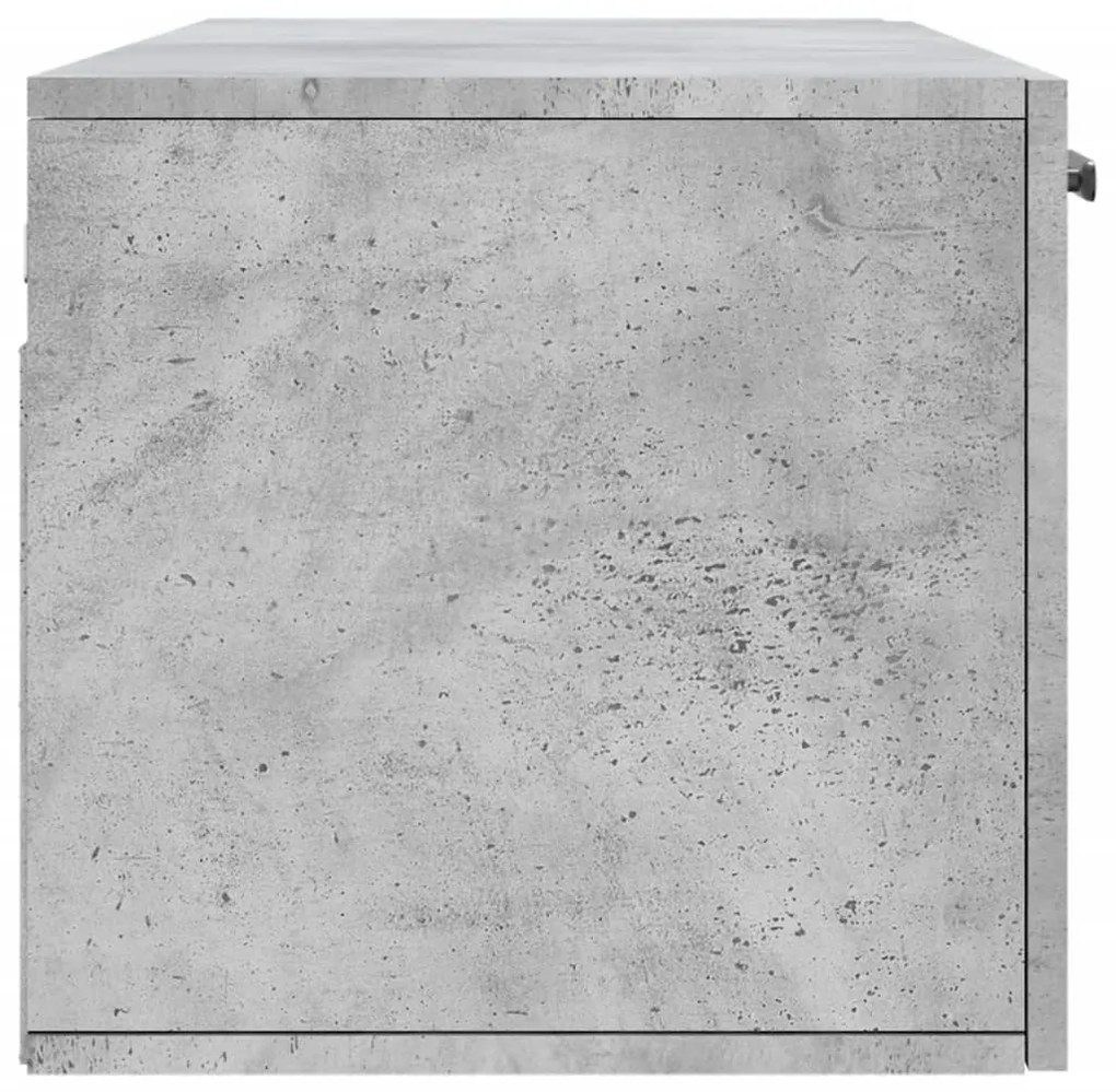 Armário parede 100x36,5x35cm derivados de madeira cinza cimento