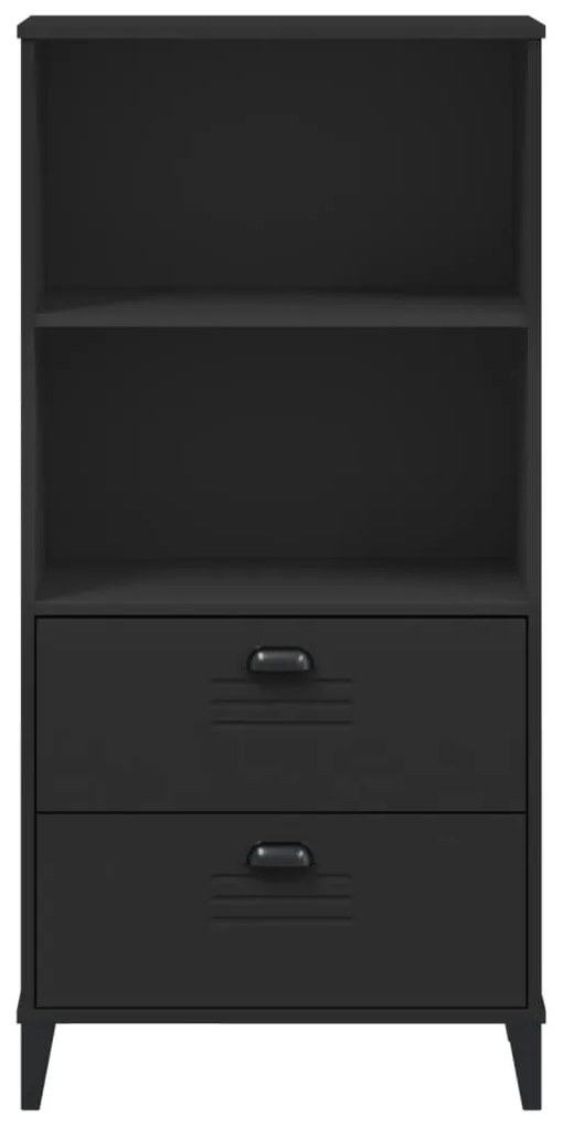 Estante VIKEN 60x35x123 cm derivados de madeira preto