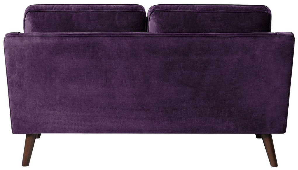 Sofá de 2 lugares em veludo violeta LOKKA Beliani
