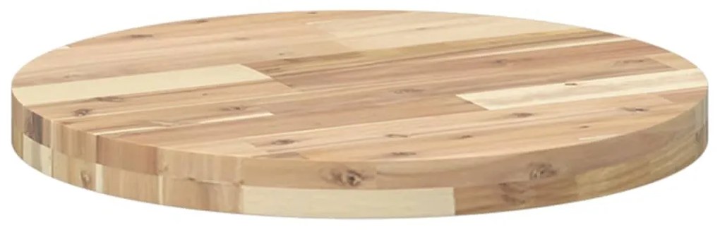 Tampo de mesa redondo Ø50x4 cm madeira de acácia maciça